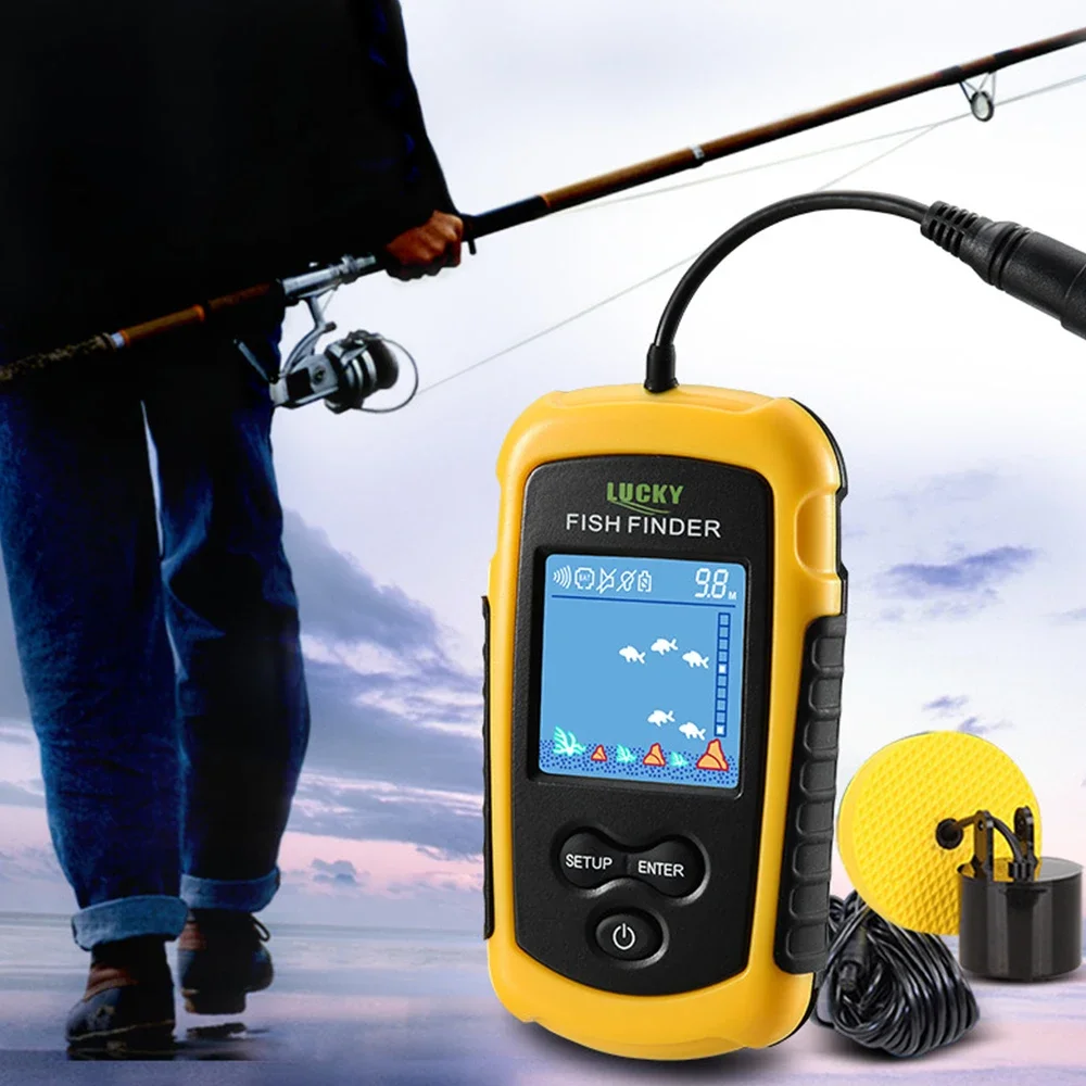 Lucky LCD Color Screen Portabl - огляд і ціна Fish Finder Gps