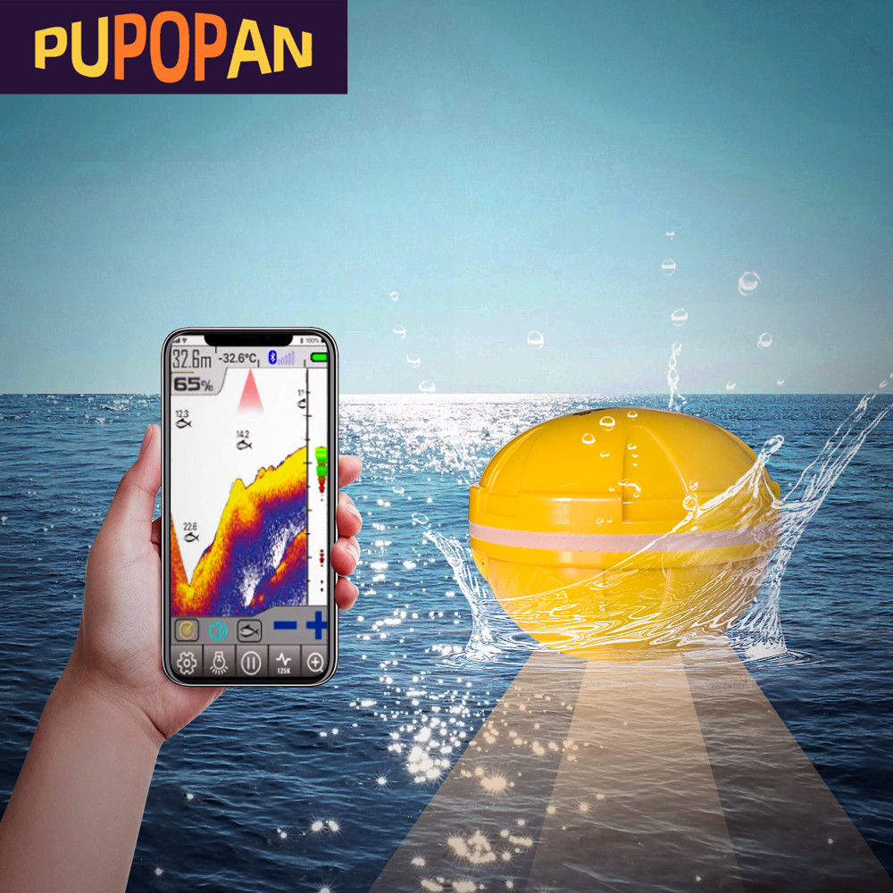 PUPOPAN 100M Brand New Smart P - огляд і ціна Fish Finder Transducer