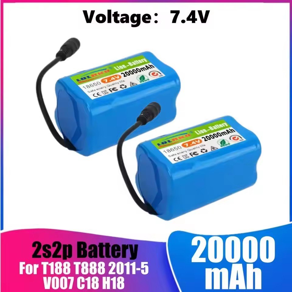 7.4V 20000mAh Battery with USB - огляд і ціна Fish Finder Charger